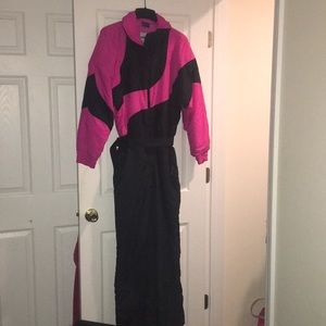 EDELWEISS Snow Suit Pink and Black size 12